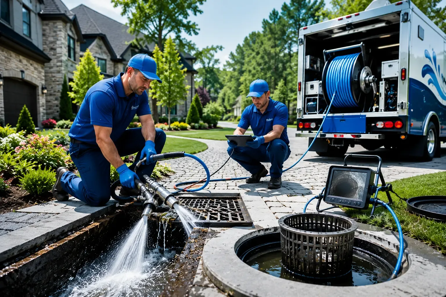Local outdoor drain cleaning professionals in Circleville, OH
